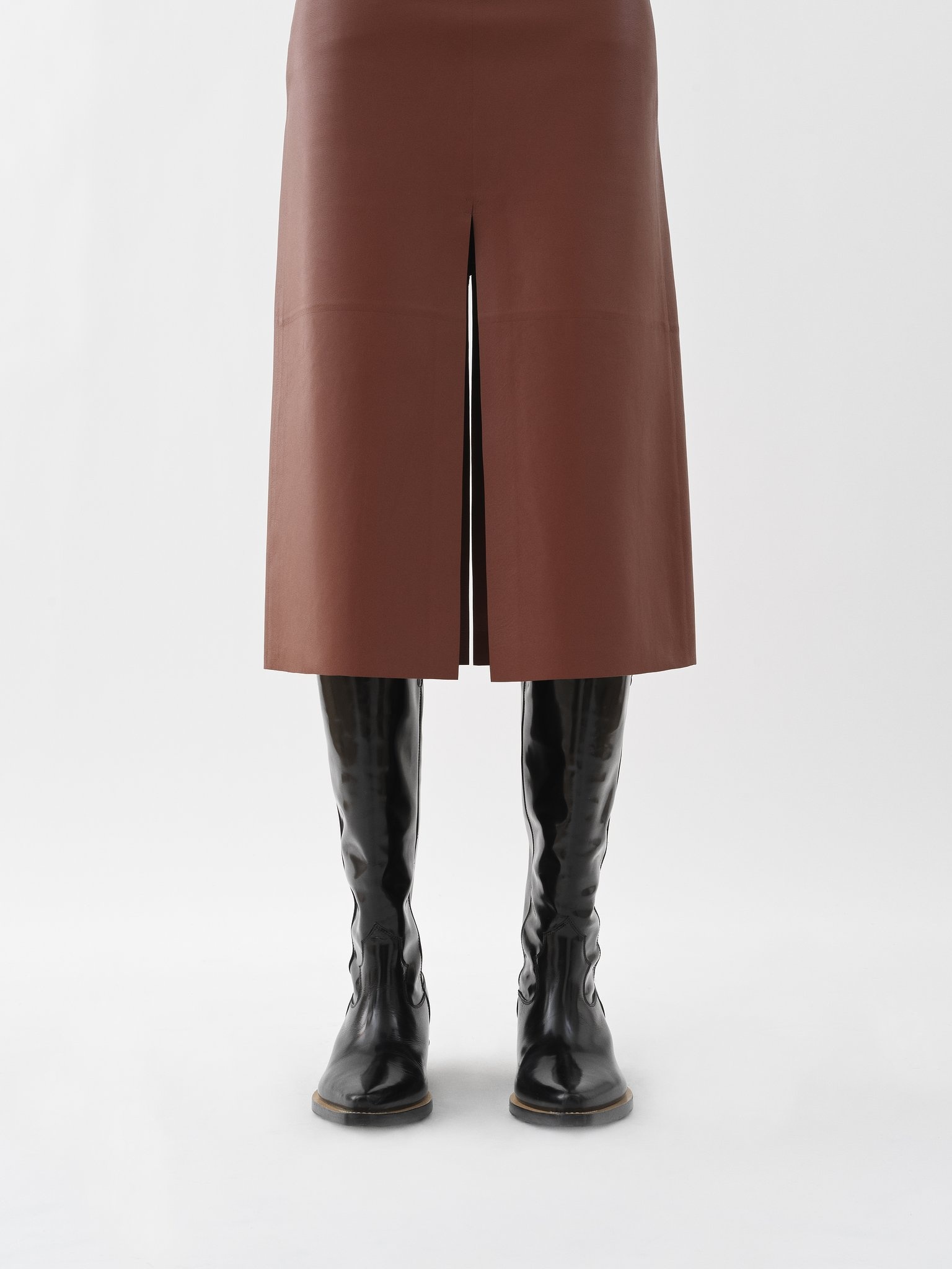STRAIGHT MIDI SKIRT - 6