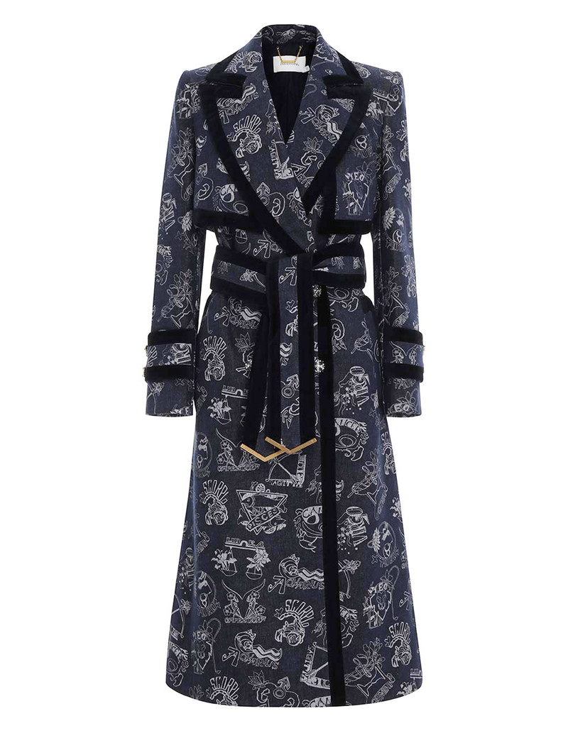 KALEIDOSCOPE DENIM TRENCH 1