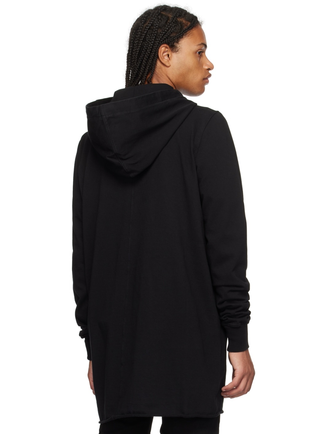 Black Drawstring Hoodie - 3