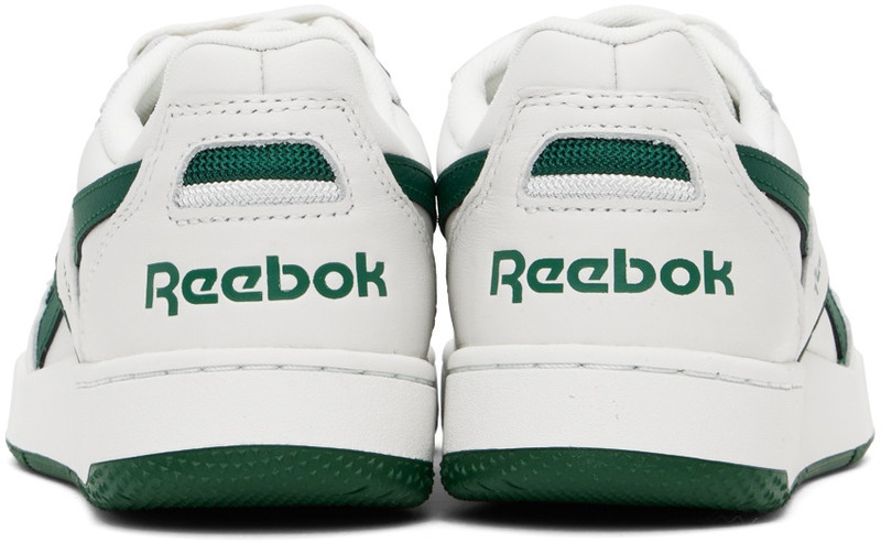Reebok White & Green Bb 4000 Ii Basketball Sneakers outlook