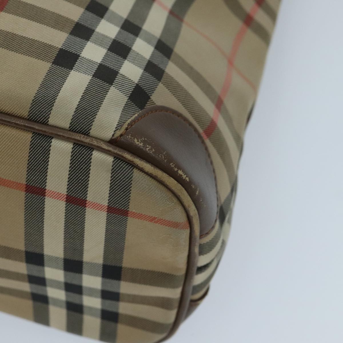 Burberry Nova Check Shoulder Bag Canvas Beige - 12