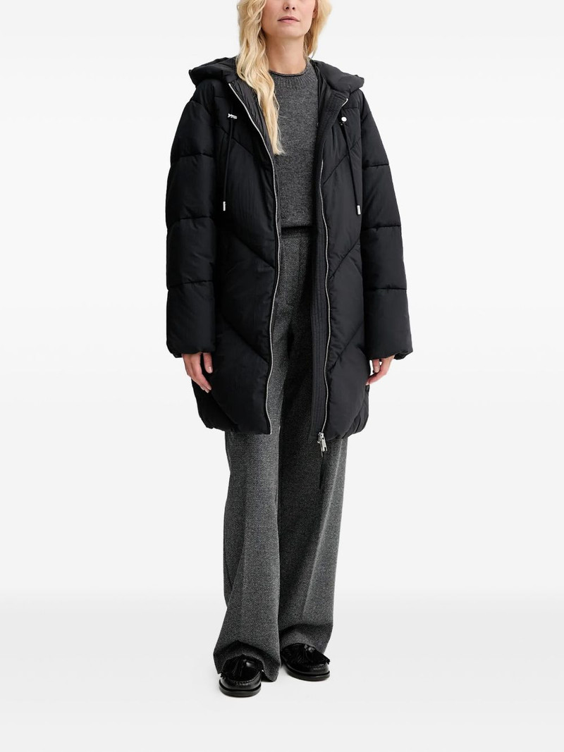 BOSS hooded-neckline padded jacket outlook