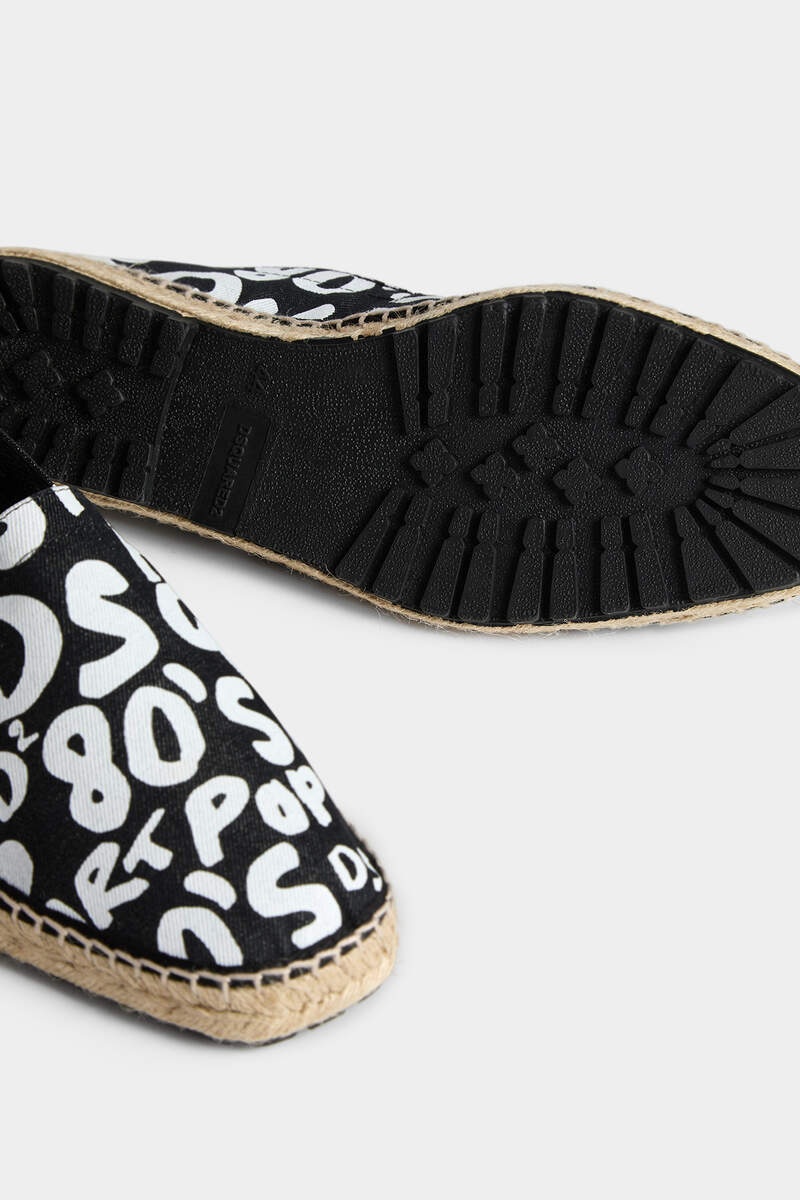 D2 POP 80'S FLAT ESPADRILLES - 5