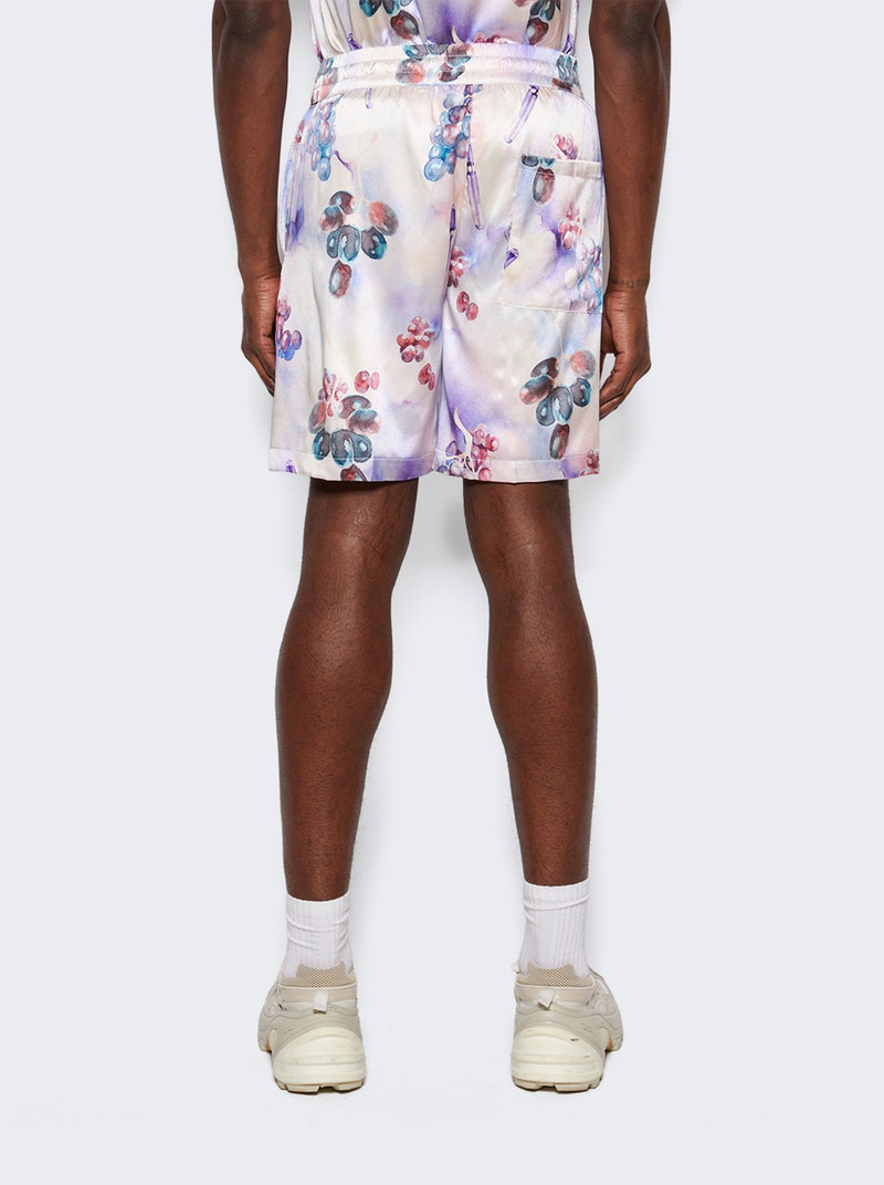 Silk Shorts Grape Print 5