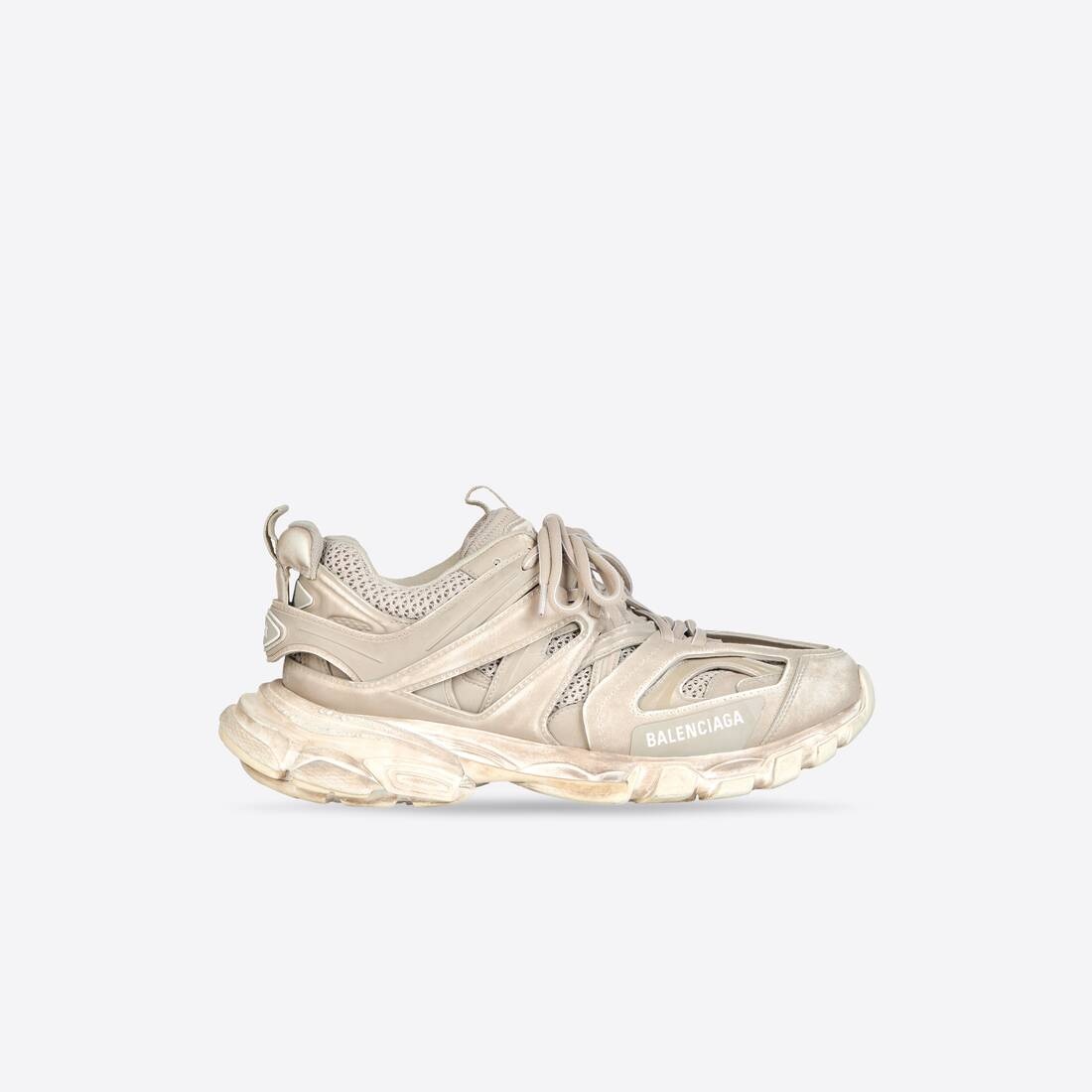 Women's Track Faded Sneaker in Beige - 1