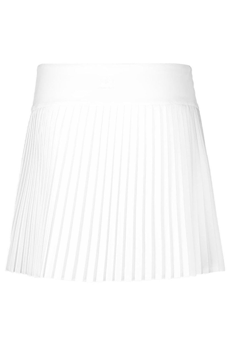 GOLDBERGH Plissé Skirt - White outlook