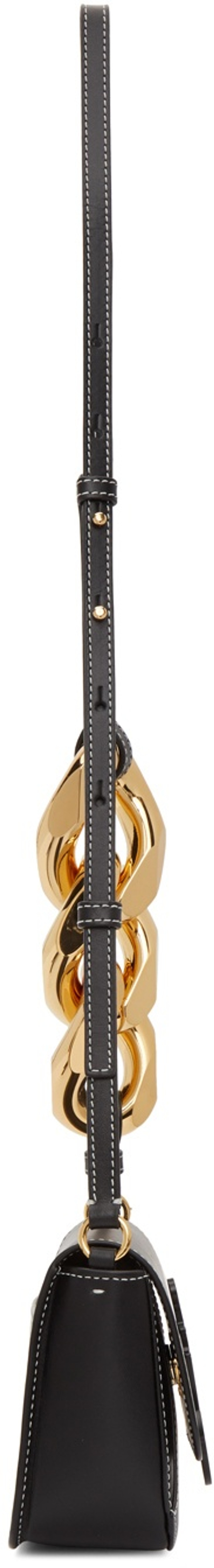 Black Midi Chain Anchor Bag 4