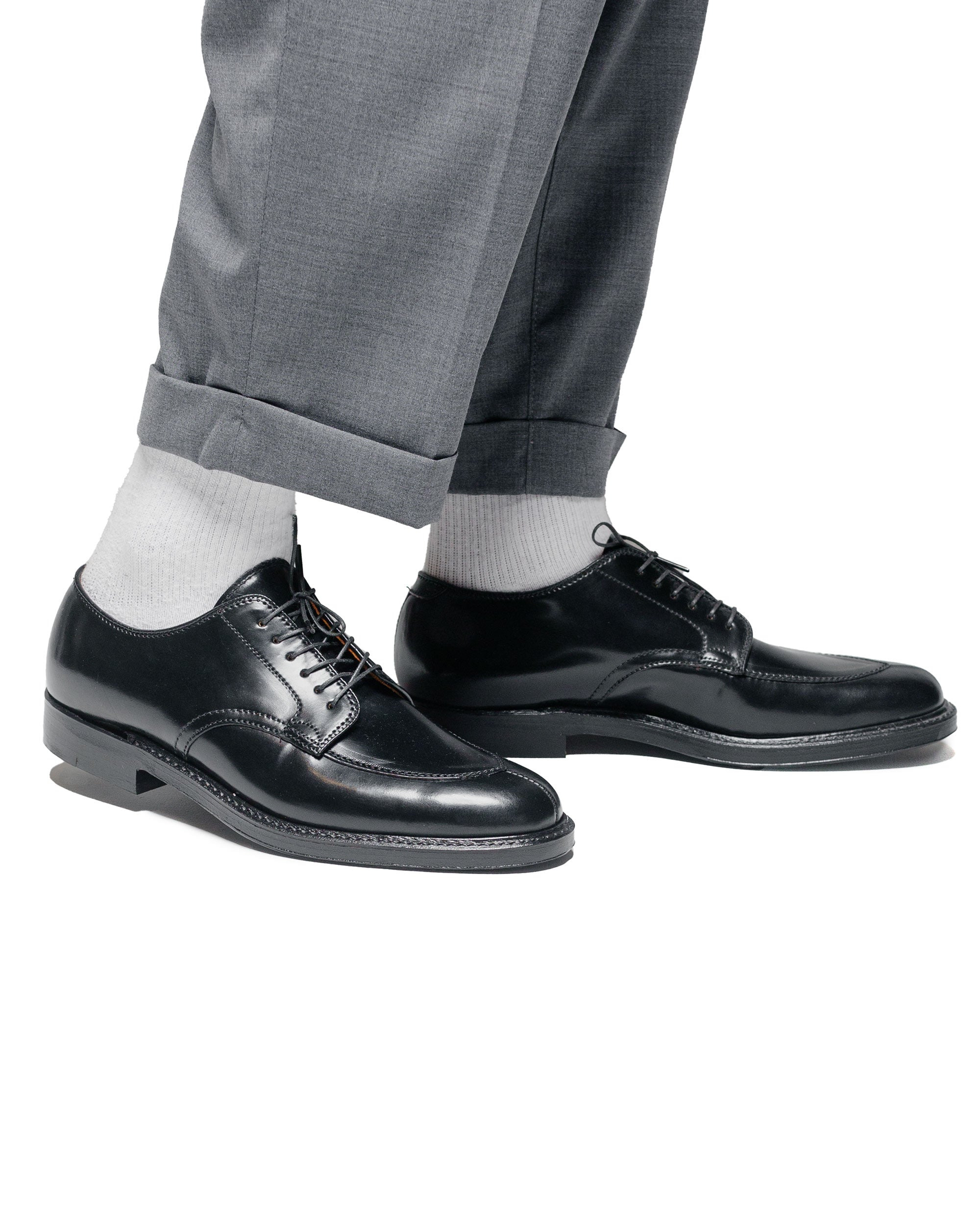 V Tip Blucher Black Shell Cordovan G2601 - 3