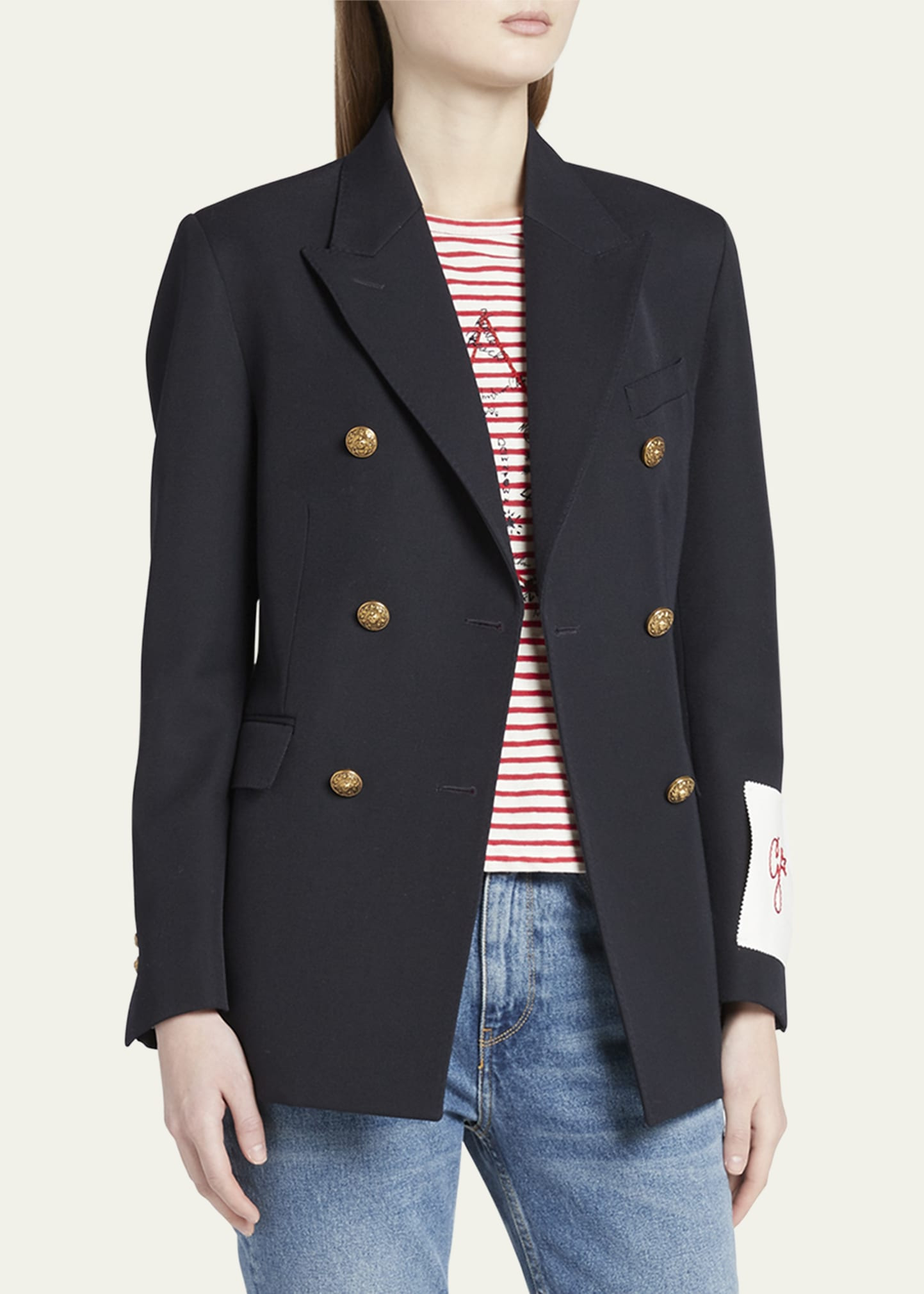 Double-Breasted Blazer - 4