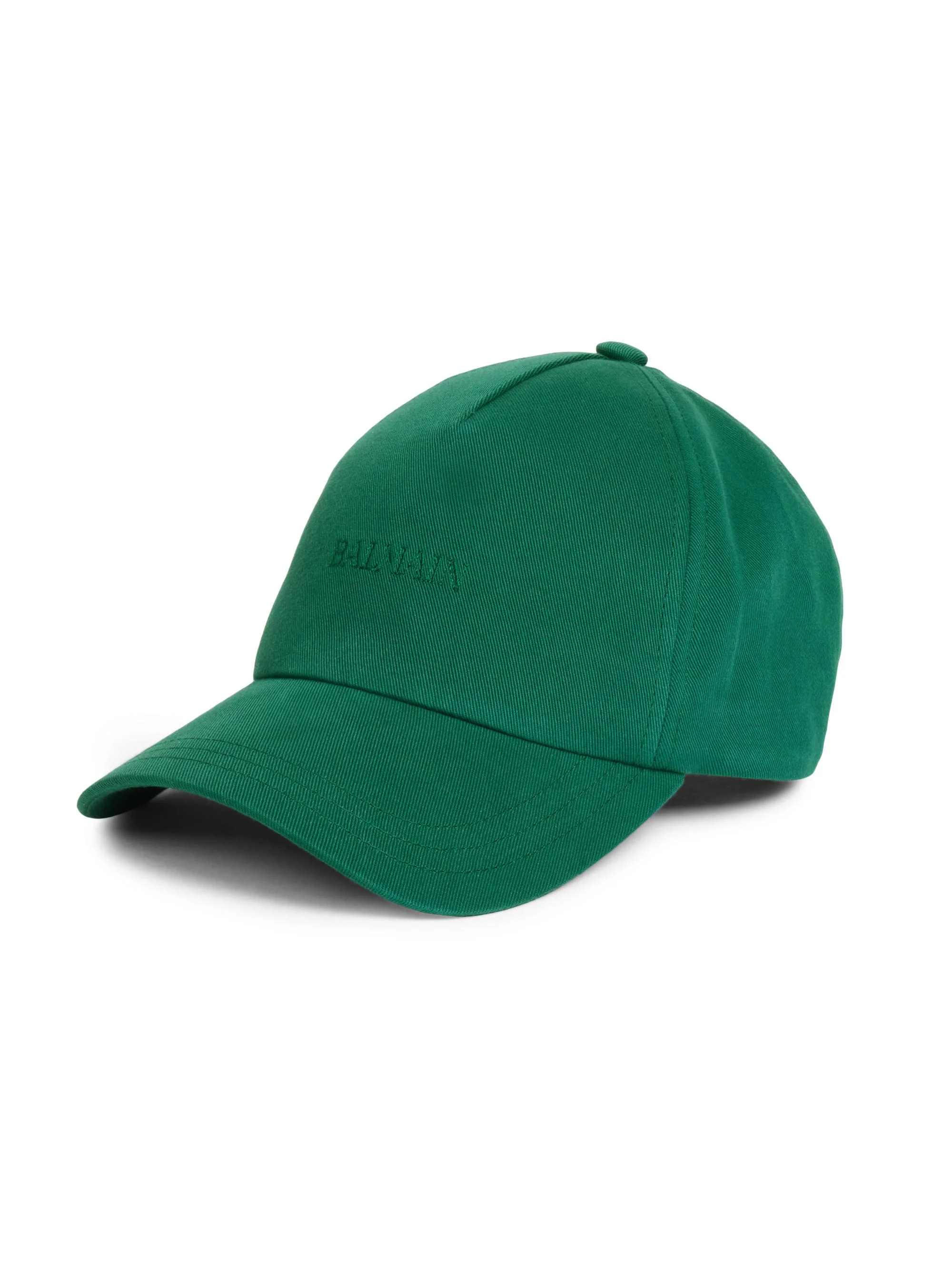Men's Vintage Embroidered Cotton Baseball Cap - Green - 1