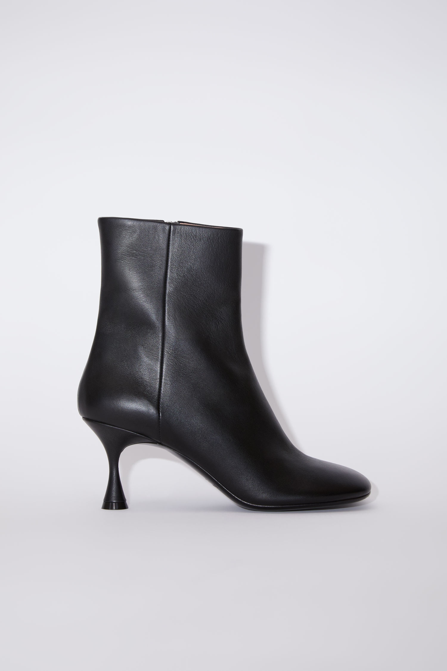 Leather ankle boots - Black - 1