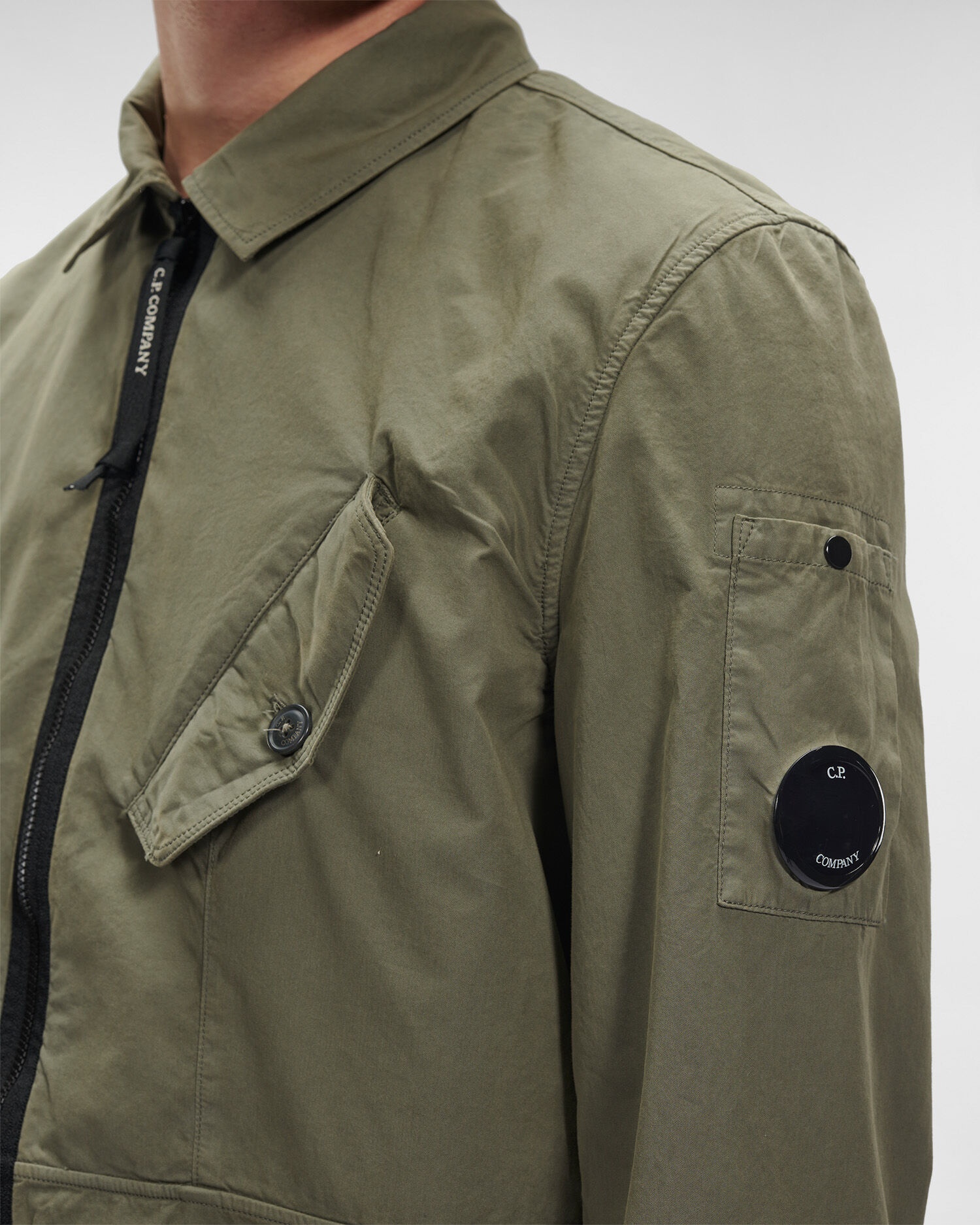 Gabardine Zipped Shirt - 5