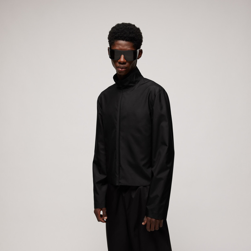 Technical silk poplin zip jacket 4