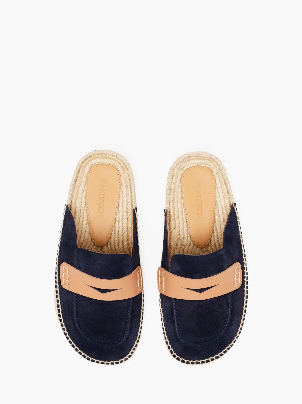 SUEDE ESPADRILLE LOAFER MULES - 2