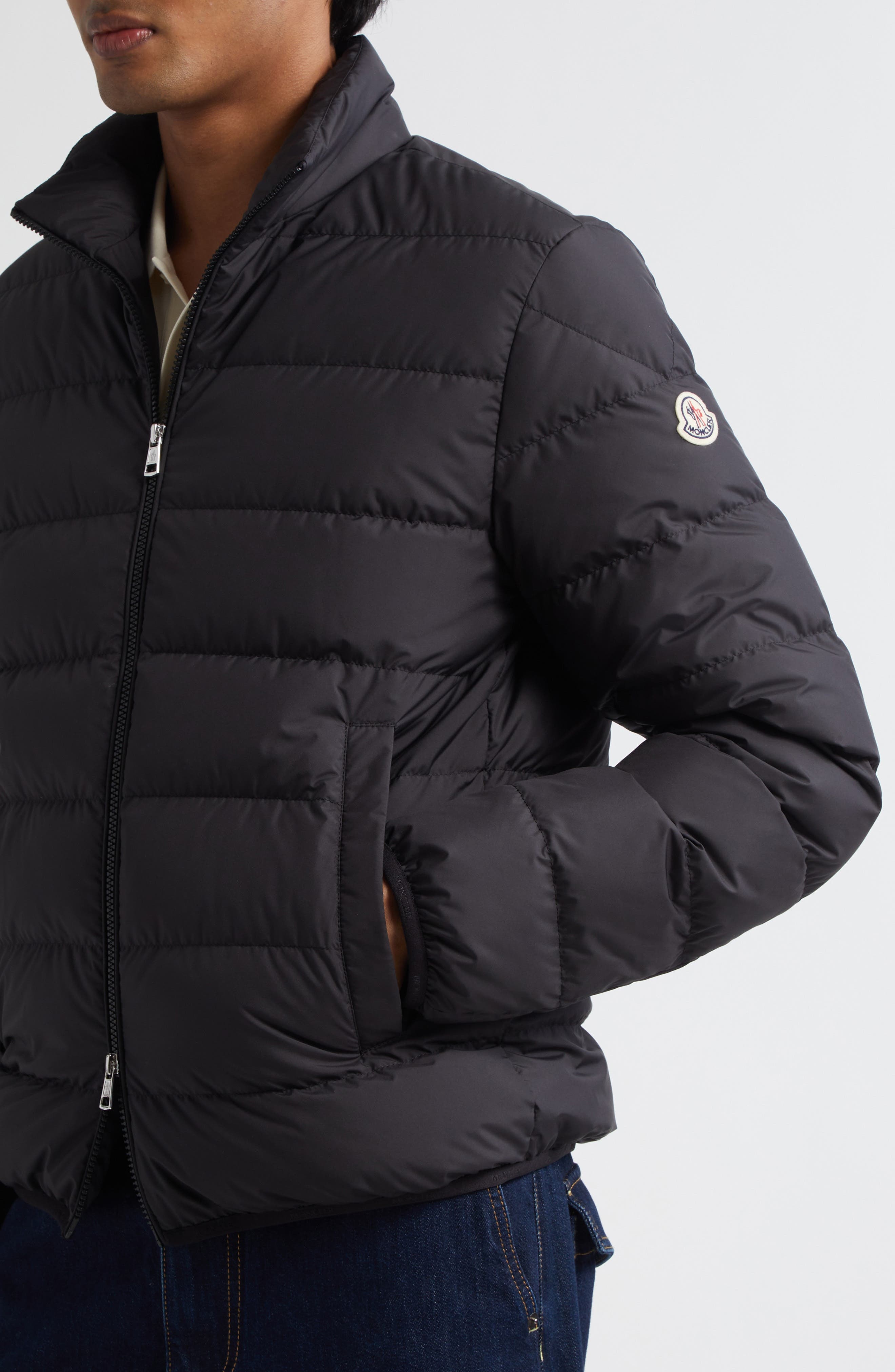 Moncler Baudinet Down Puffer Jacket in Black at Nordstrom - 4