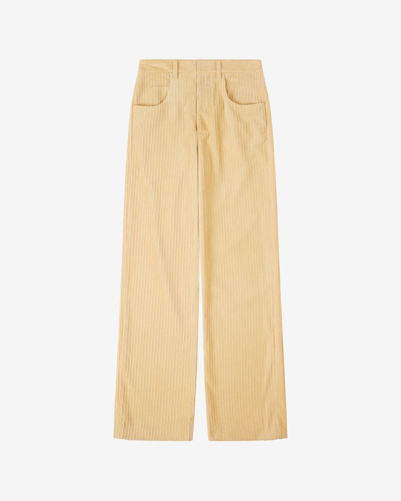 MILORSY CORDUROY VELVET FLARE PANTS - 1