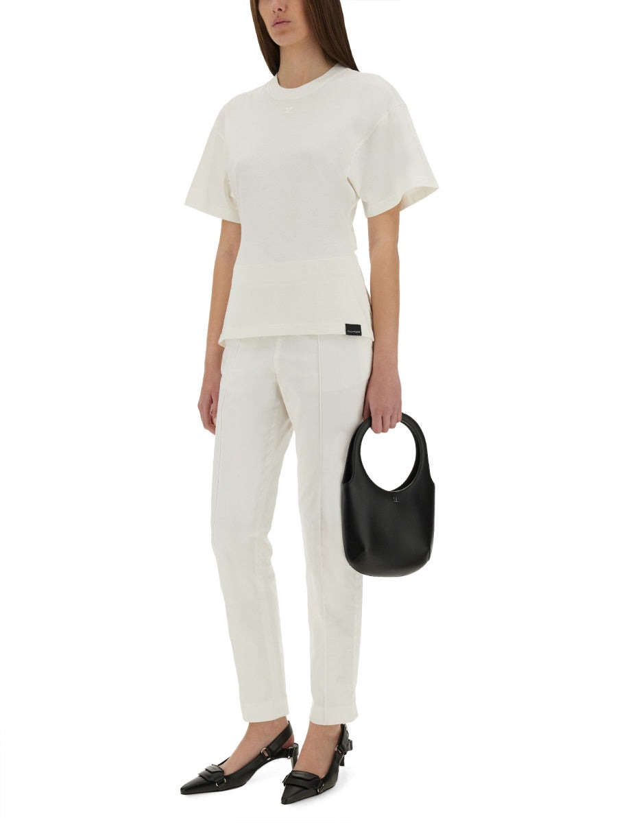 Courreges Women "Fitted" T-Shirt - 2