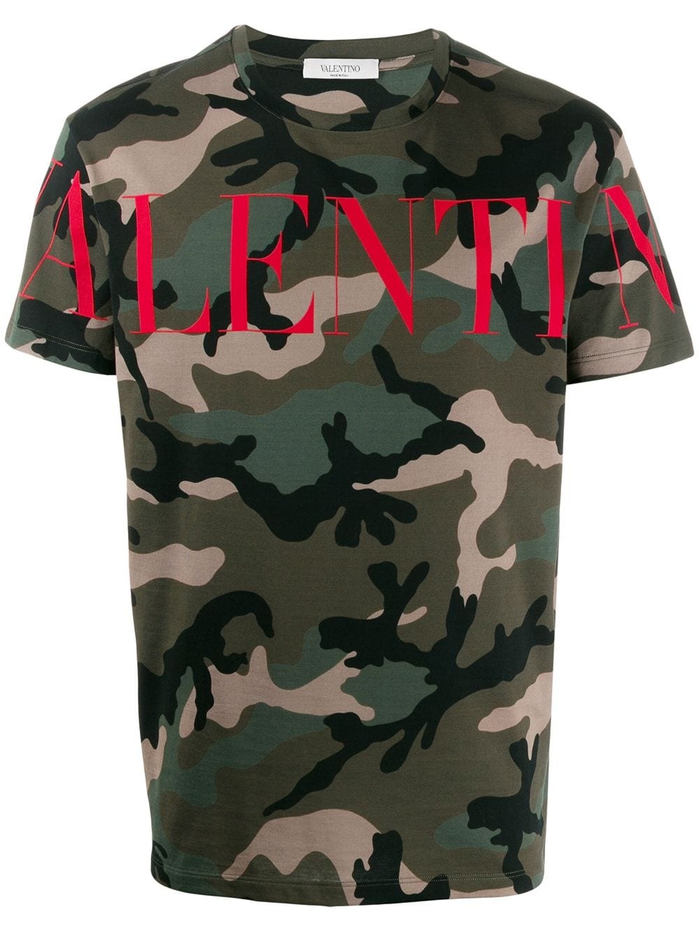 camouflage logo T-shirt - 1