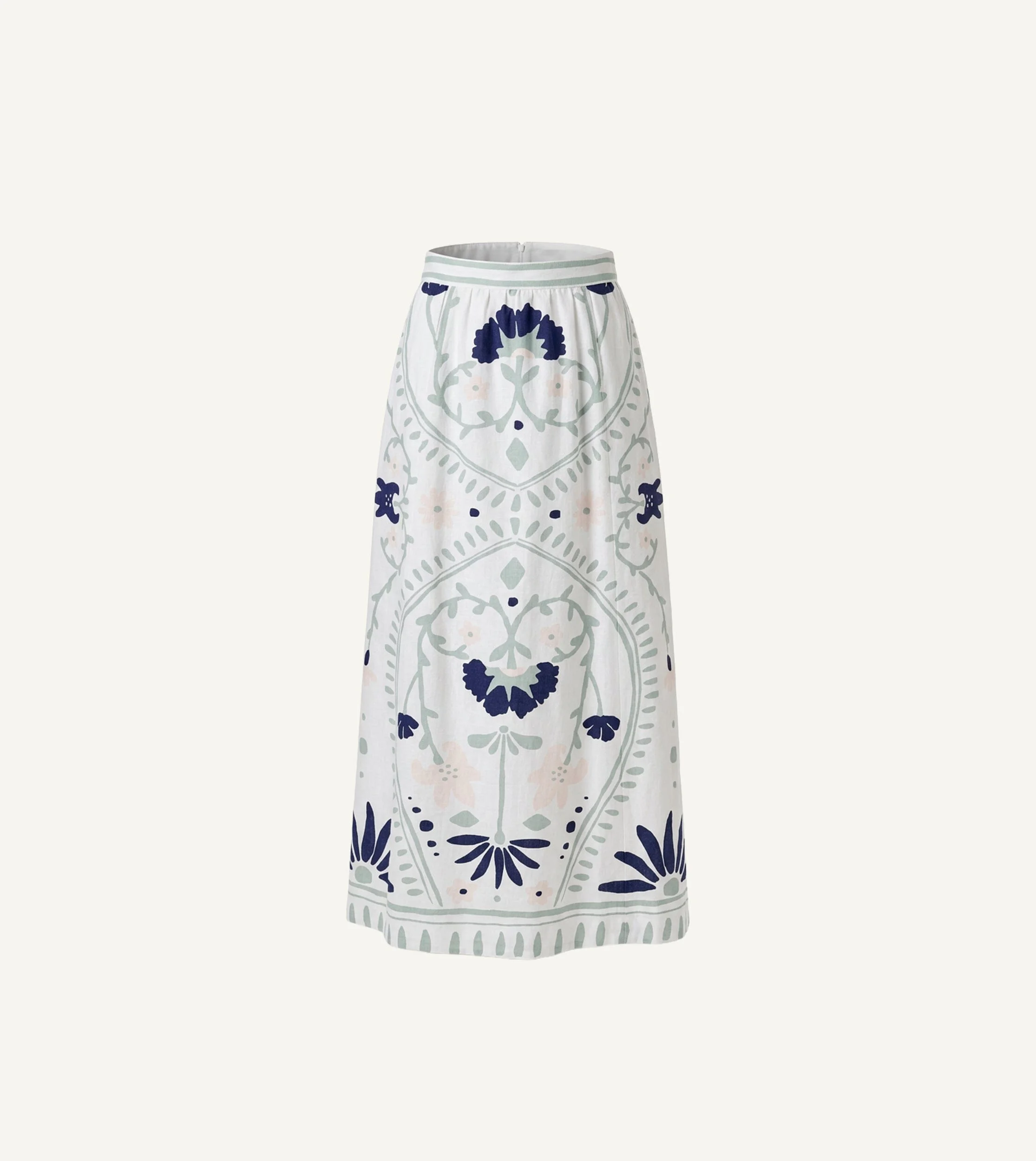 JULIET ANKLE SKIRT | LILIANA BLUE SURF - 1