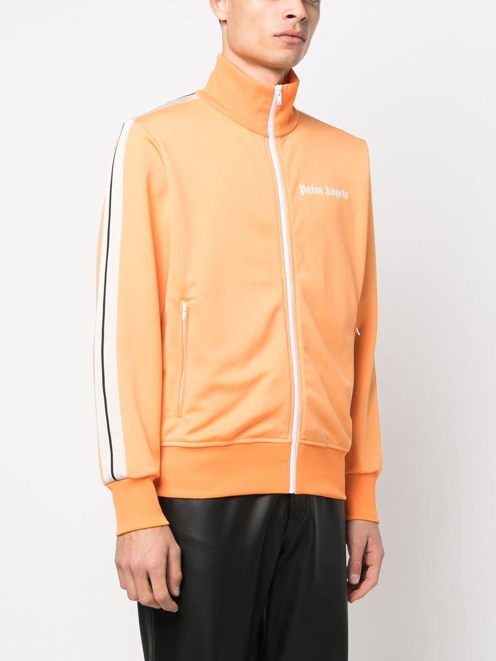logo-print track jacket - 3