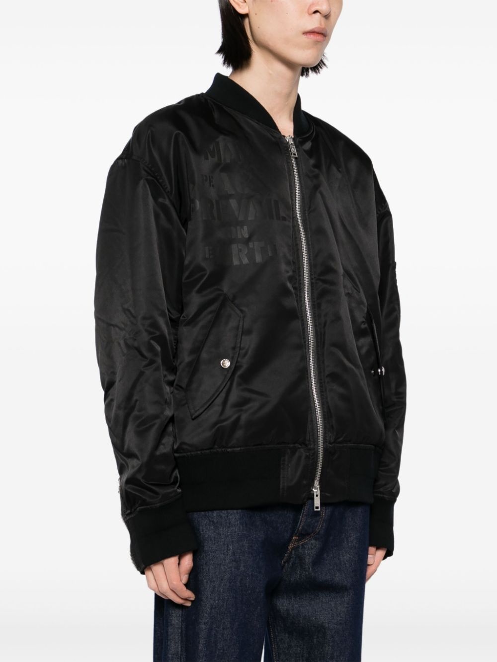 zip-up bomber jacket - 3