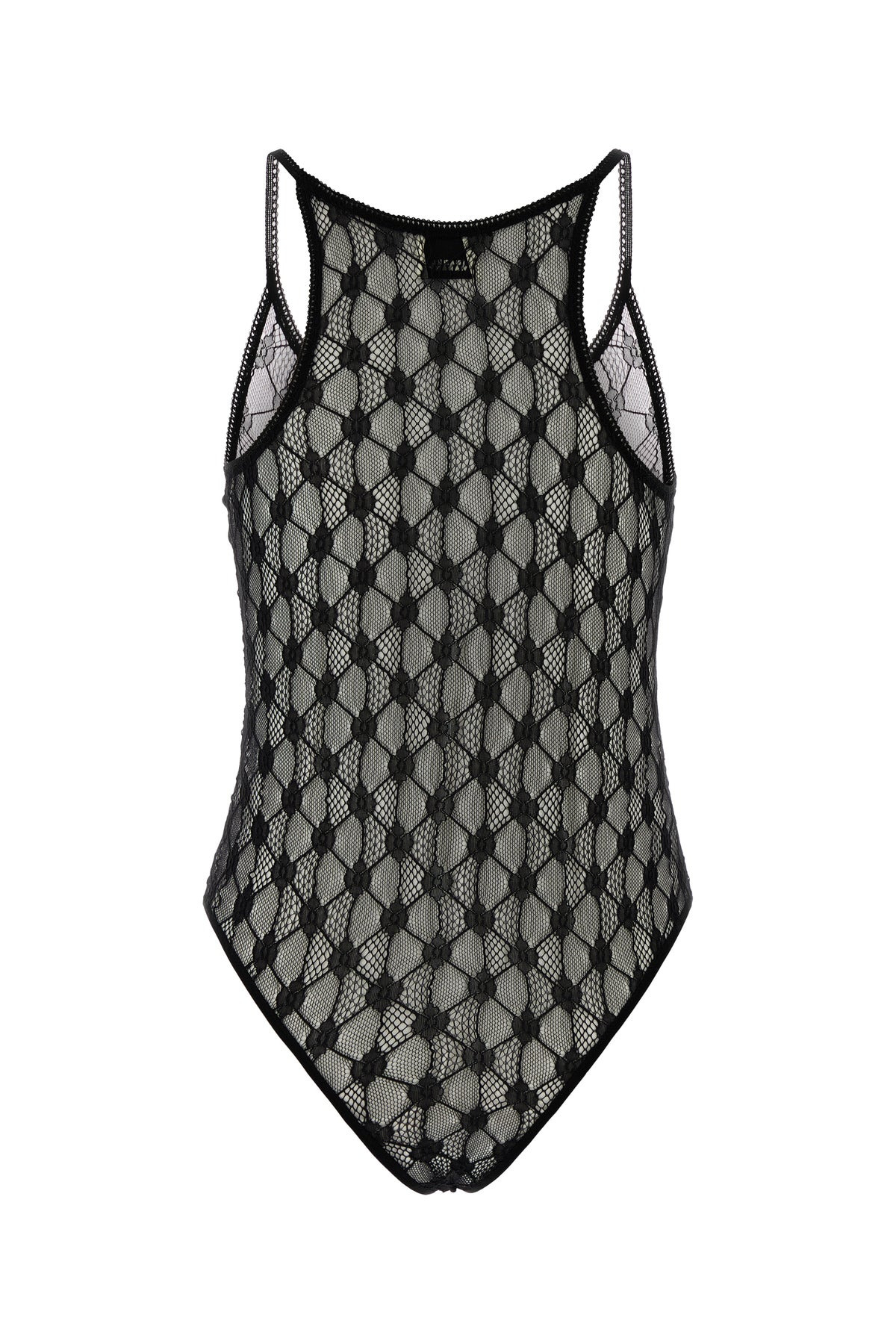 Black stretch lace Mildy bodysuit - 2