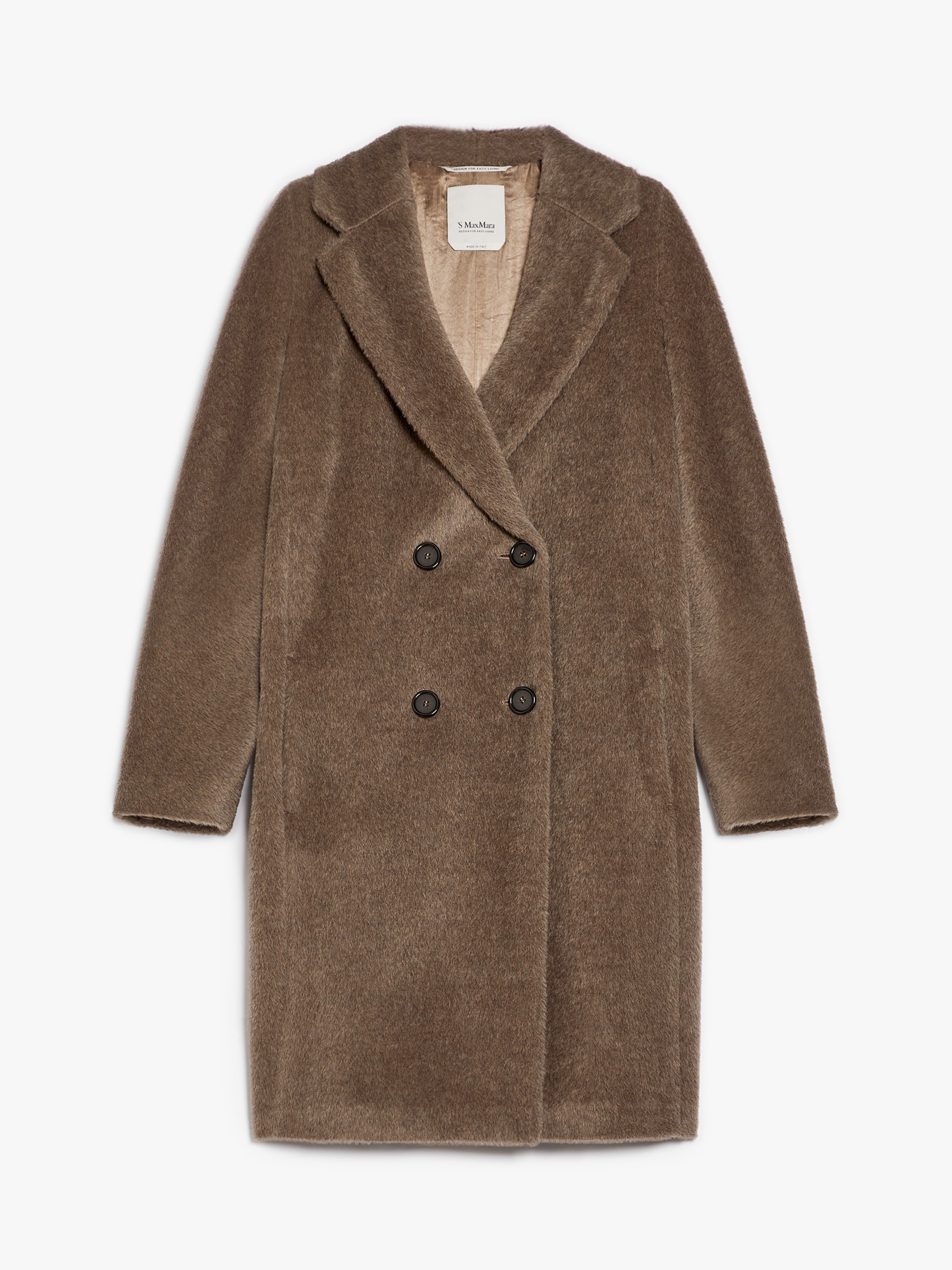 ROSETO Midi alpaca and wool coat - 1