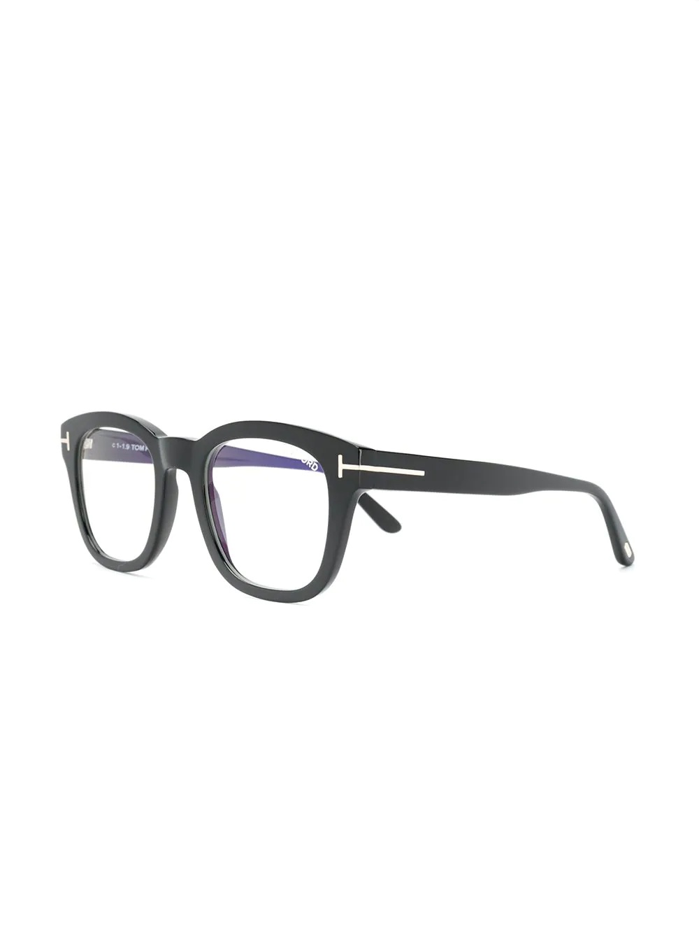 blue block soft square glasses - 2