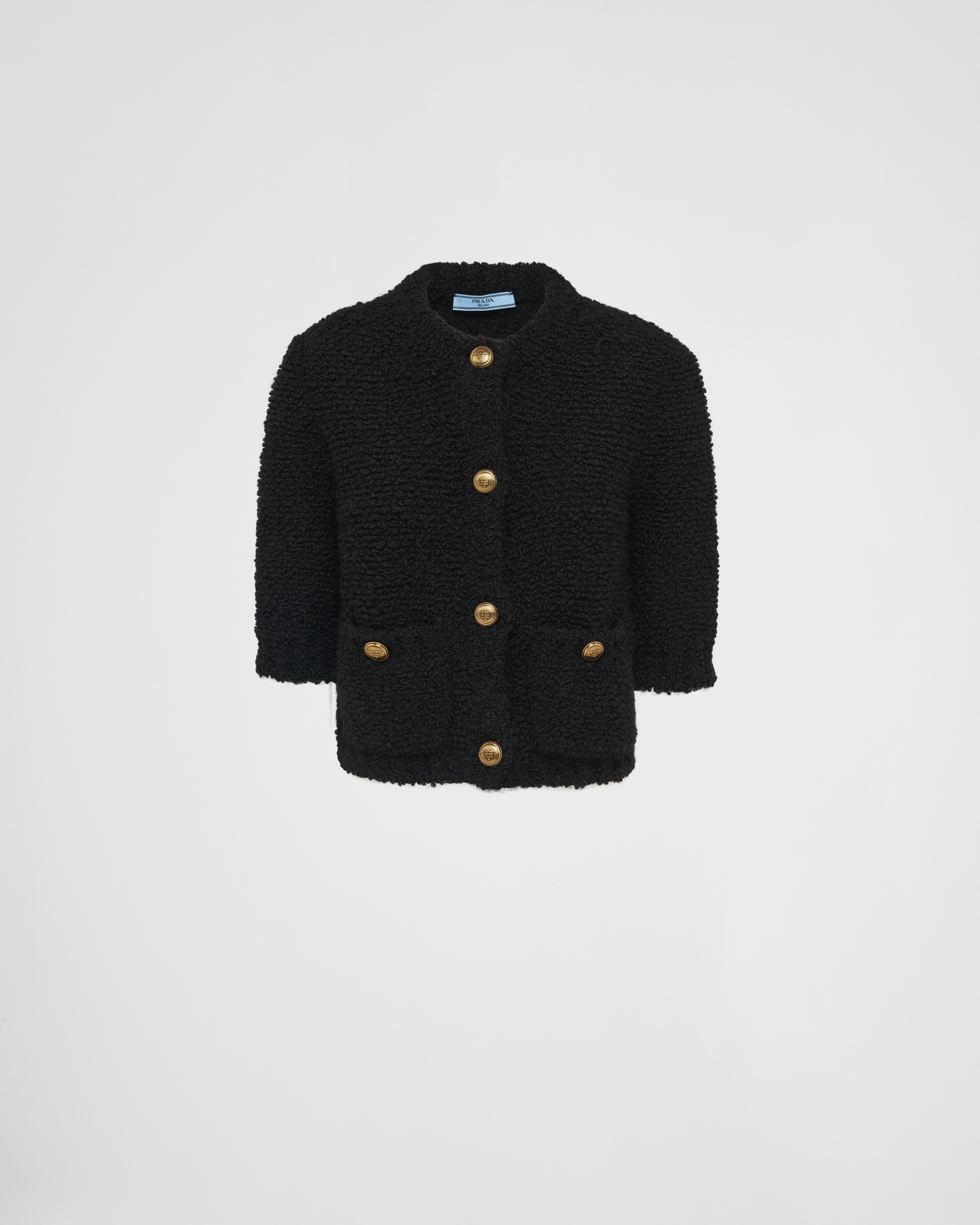 Bouclé mohair cardigan - 1