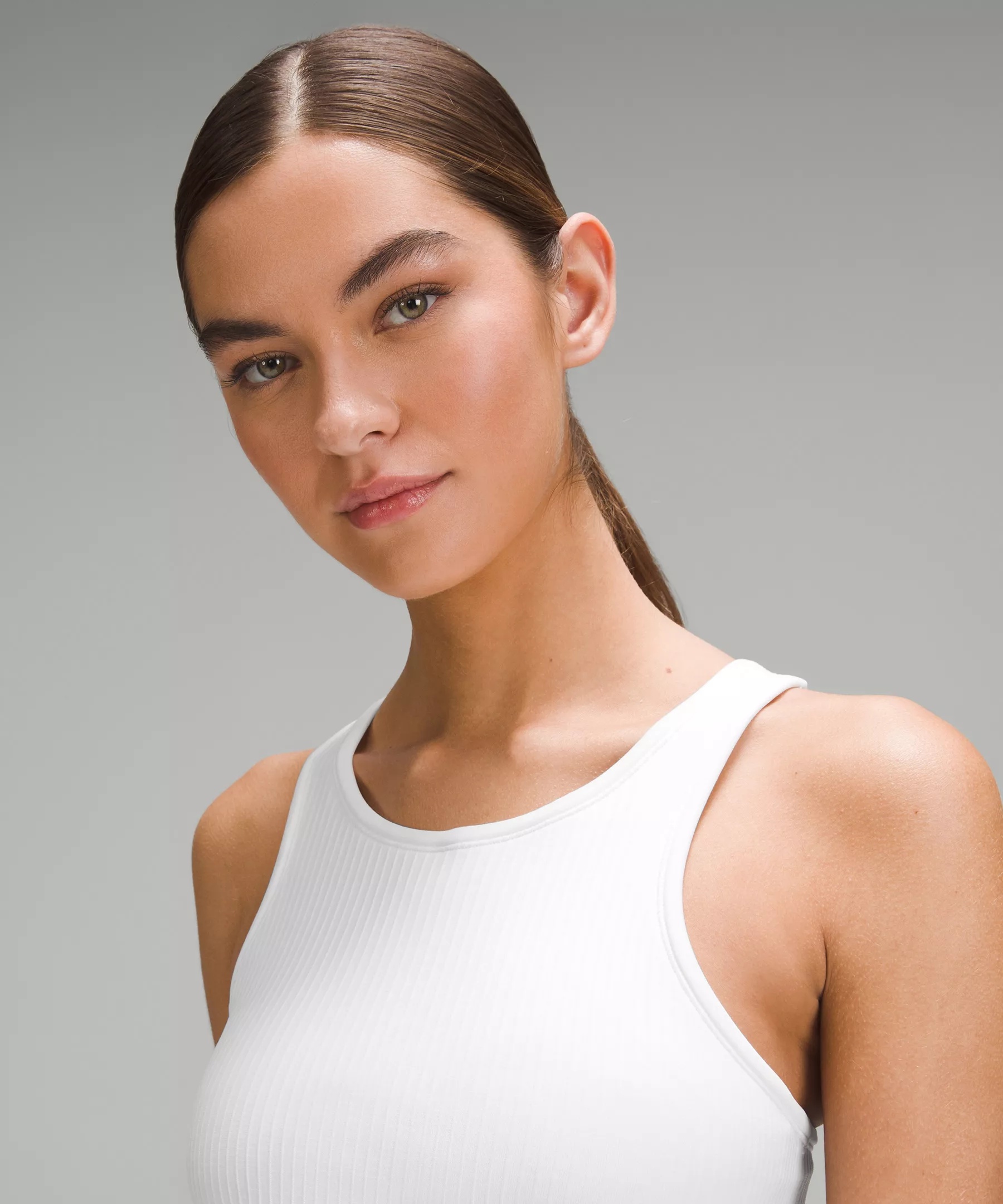Ebb to Street Cropped Racerback Tank Top - 4