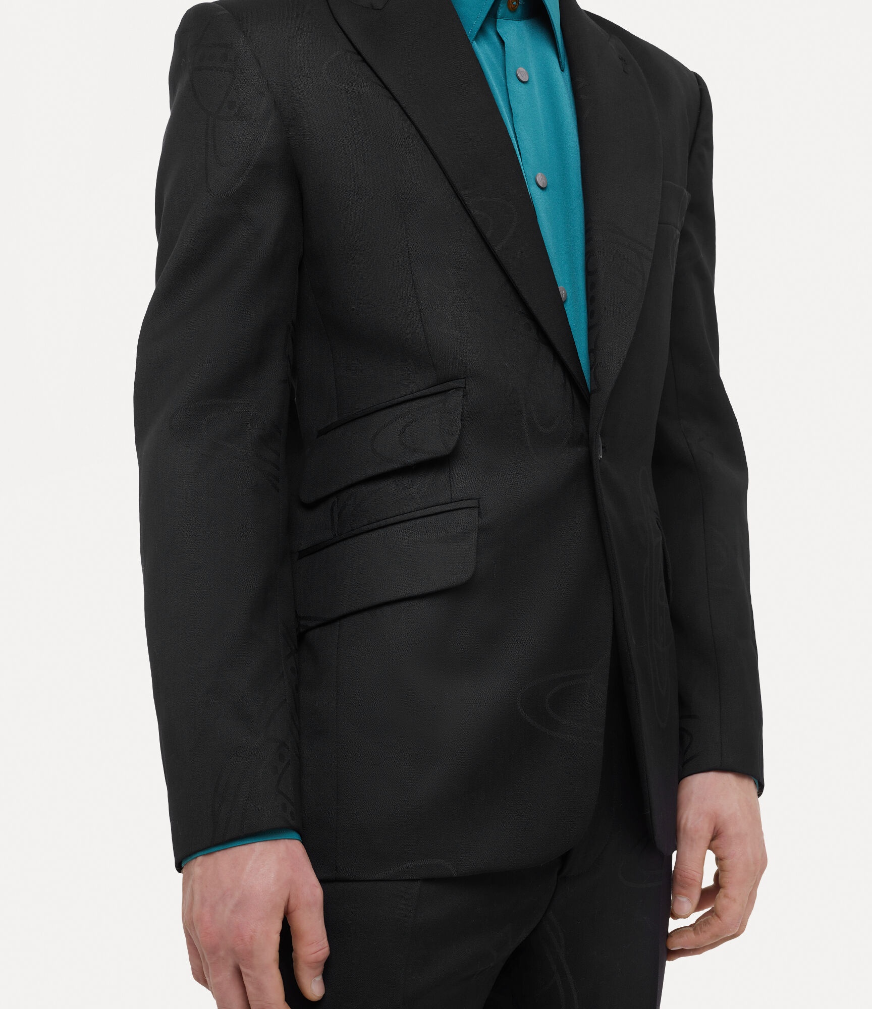 ONE BUTTON JACKET - 4