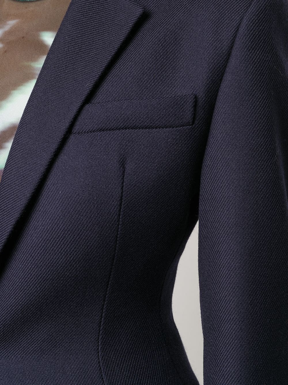 tailored single-breasted blazer - 5