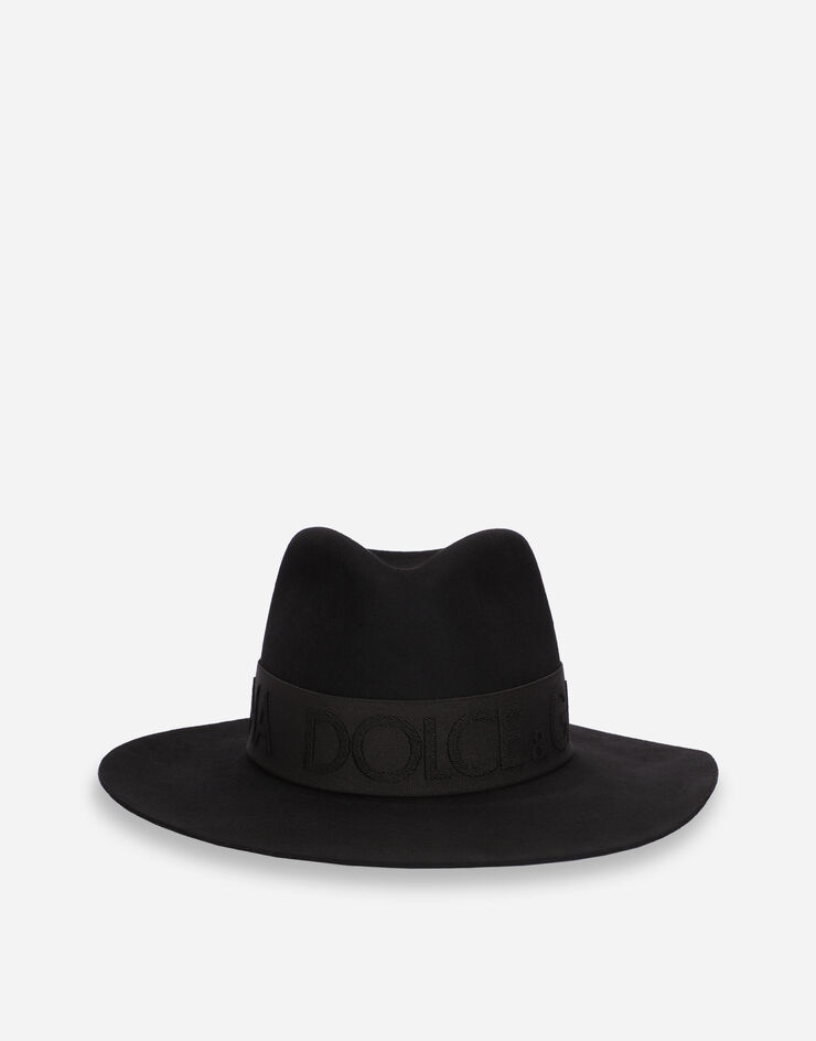 Lapin felt fedora with DG logo - 1