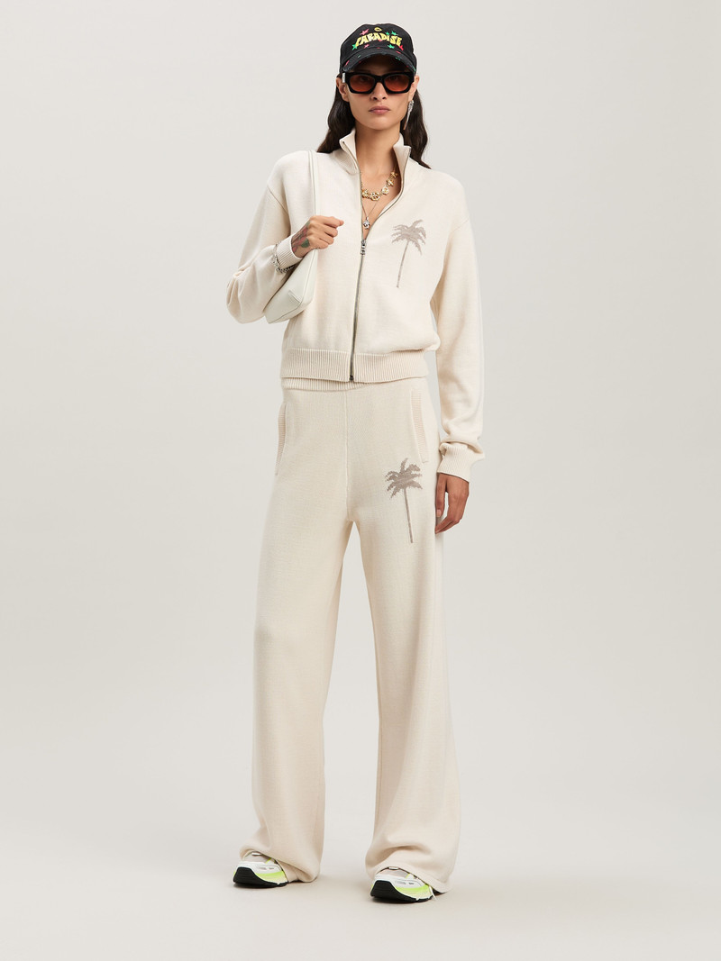 Palm Angels Palm Inlay Track knit jacket outlook