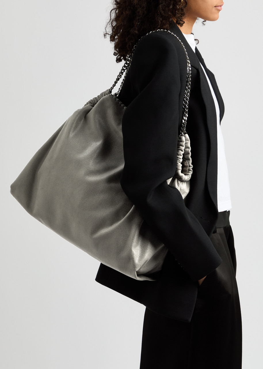 Stella Mccartney Falabella Drawstring Faux Suede Tote - 5