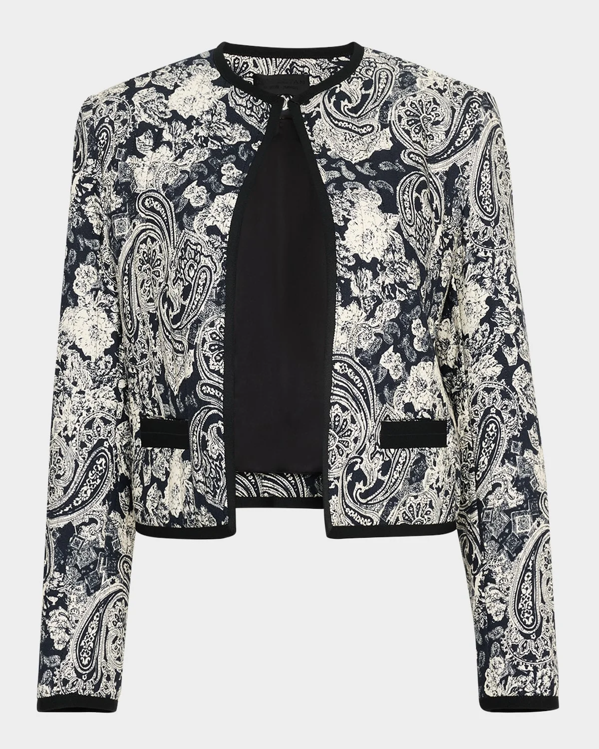 Bono Paisley Open-Front Jacket - 1