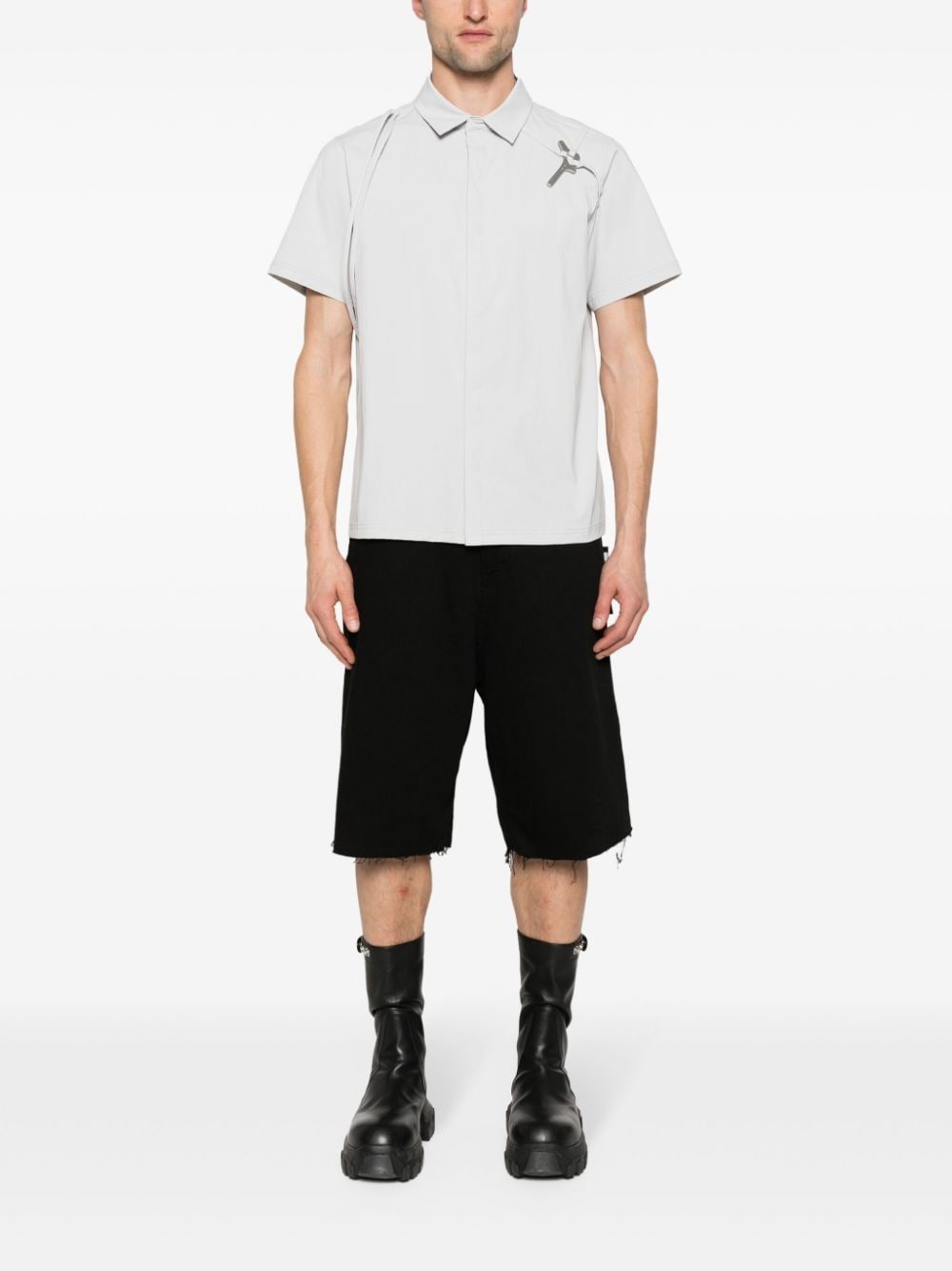 hardware-detailed shirt - 2