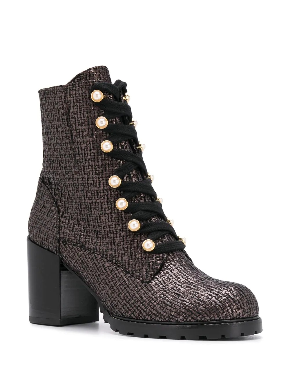 Ivey metallic tweed boots - 2