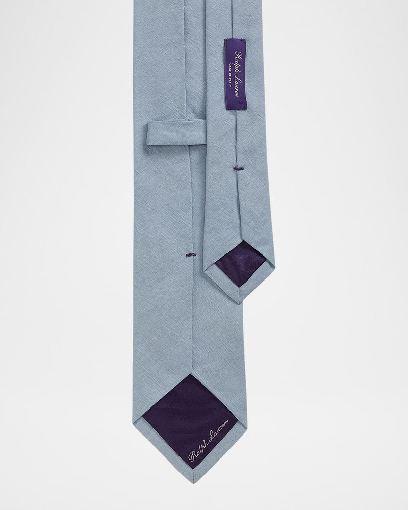 Ralph Lauren Men's Silk-Linen Textured Tie outlook