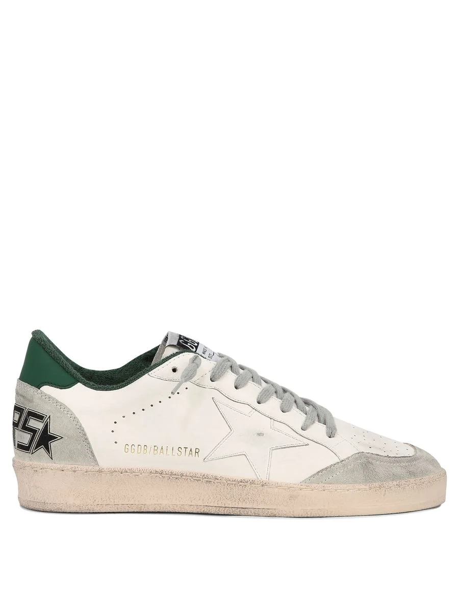 Golden Goose GOLDEN GOOSE WHITE LEATHER SNEAKERS - 1
