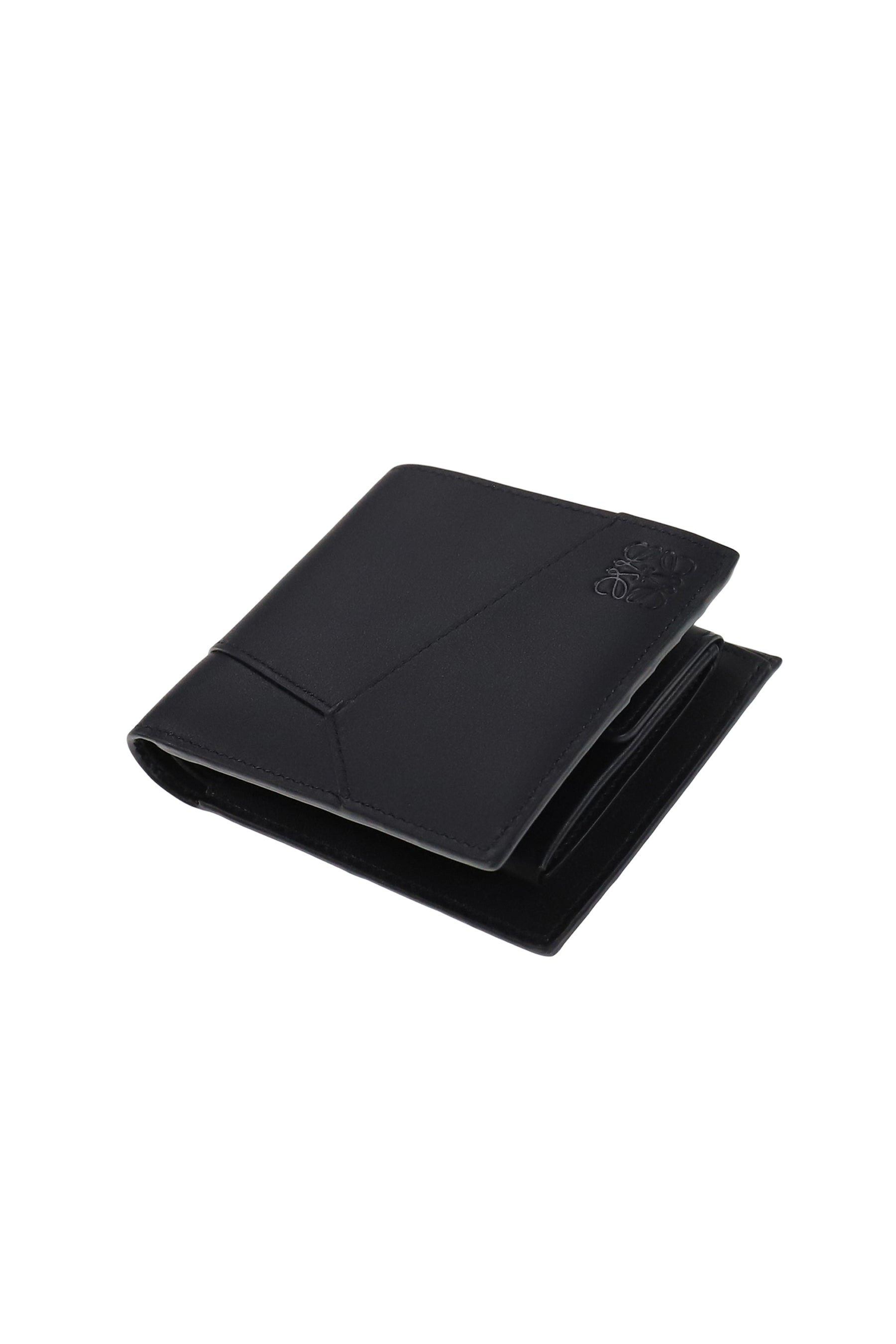 PUZZLE EDGE BIFOLD COIN WALLET / BLK - 4