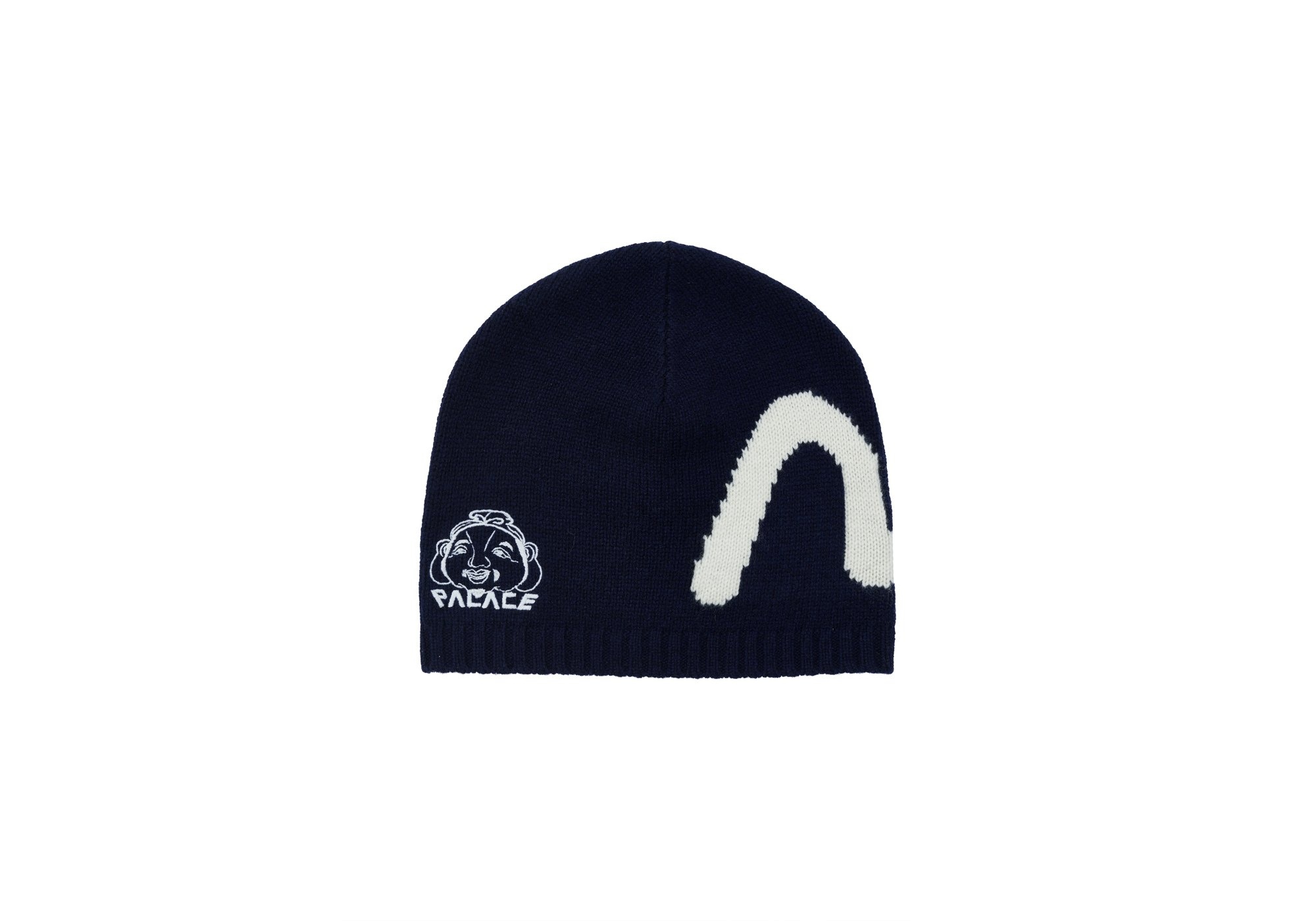 PALACE EVISU SEAGULL GODHEAD BEANIE PEACOCK - 1