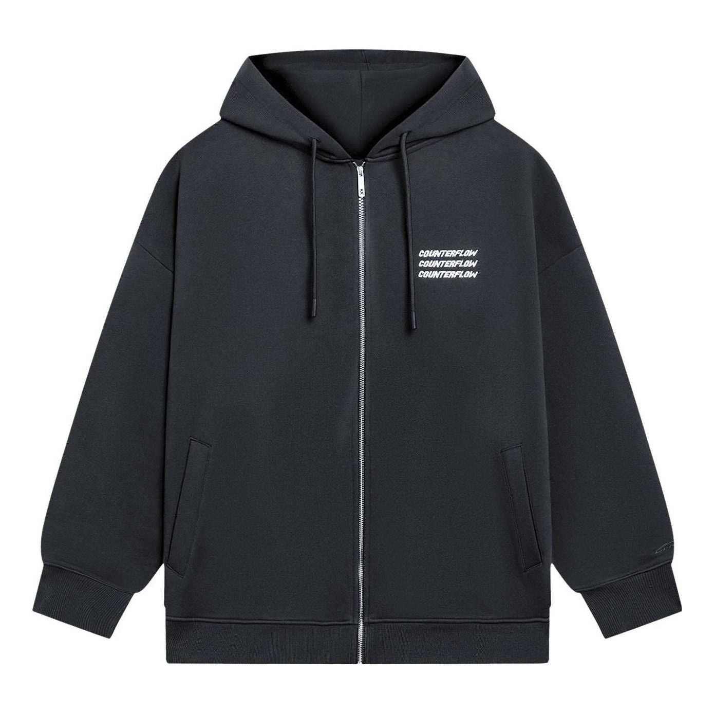 Li-Ning Counterflow Triple Logo Hooded Jacket 'Black' AWDSI25-2 - 1