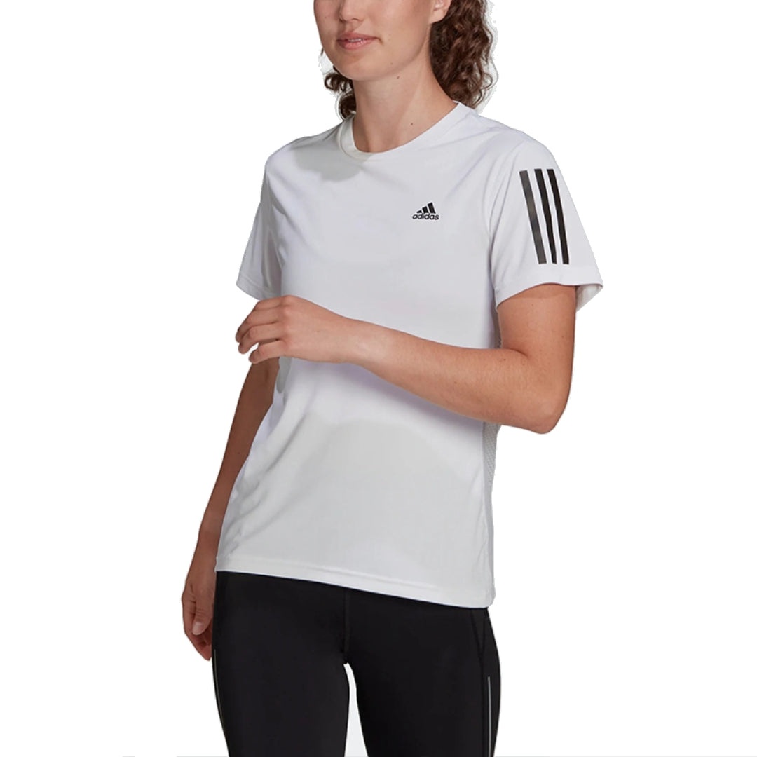 (WMNS) adidas Own The Run T-Shirt 'White' HB9380 - 3