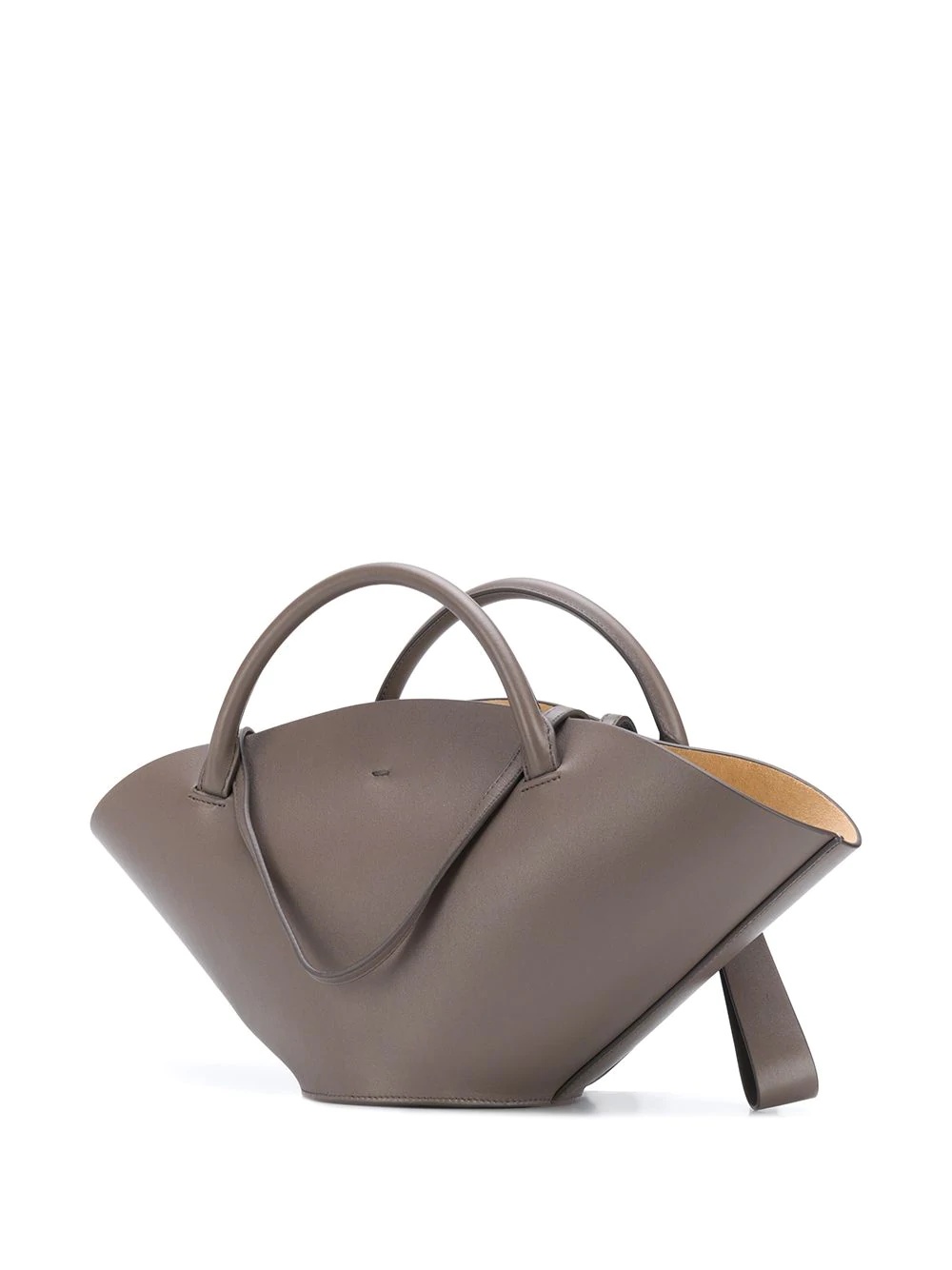 calf leather bucket bag - 3