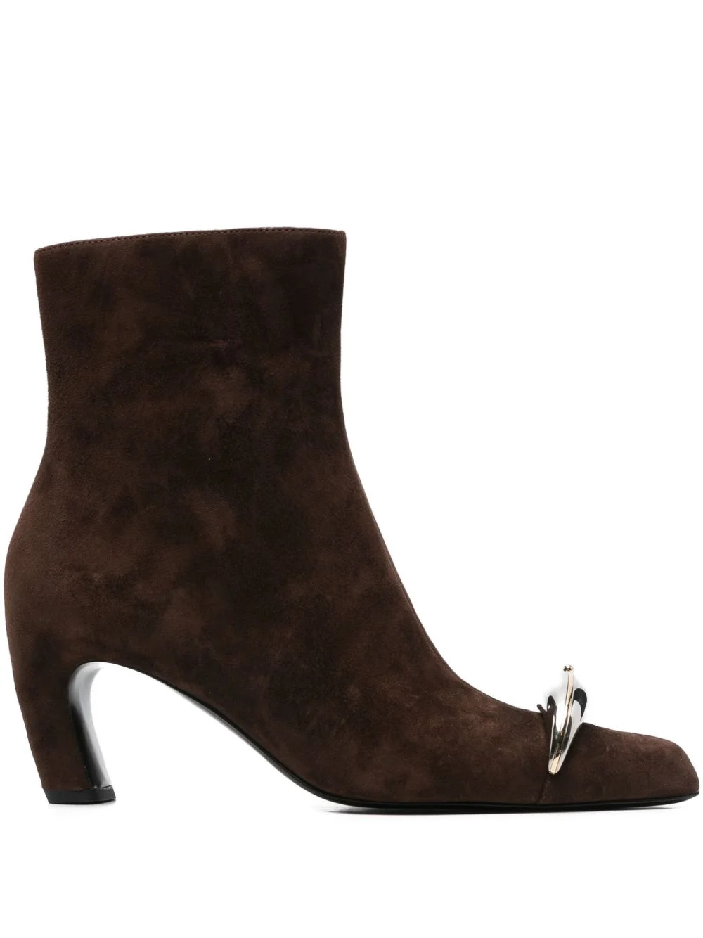 65mm suede ankle boots - 1