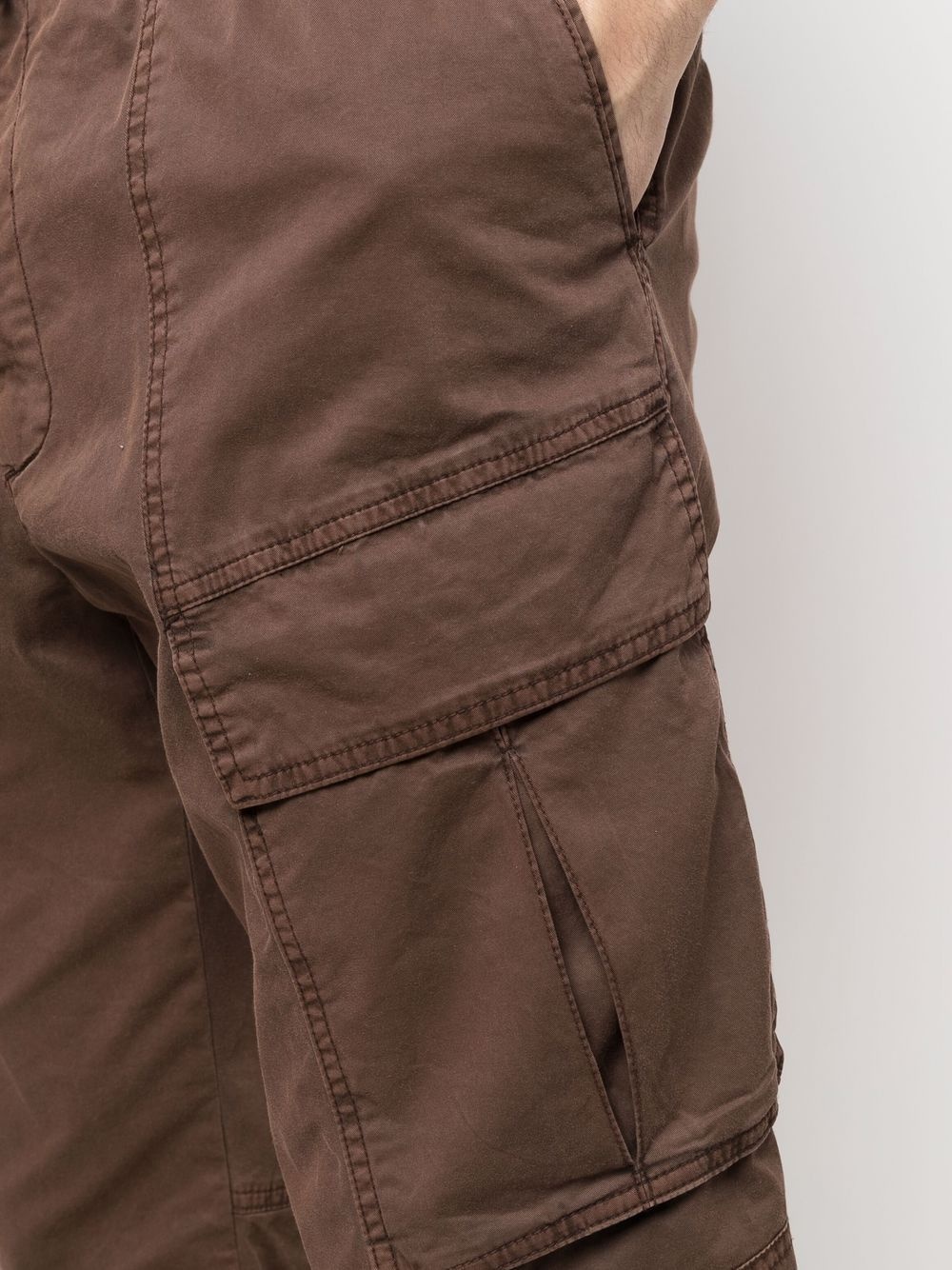 drawstring cargo trousers - 5