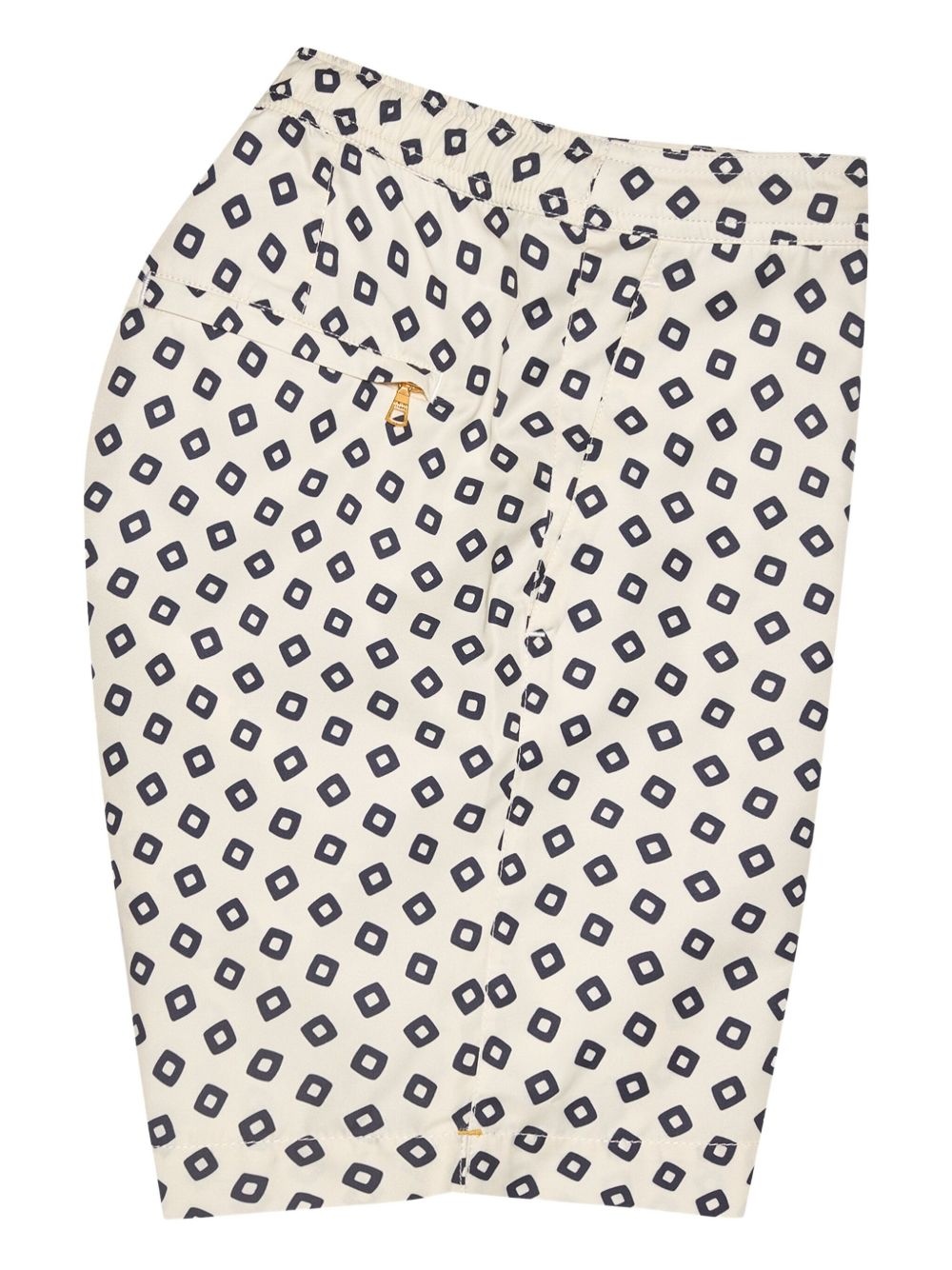 geometric-print swim shorts - 2