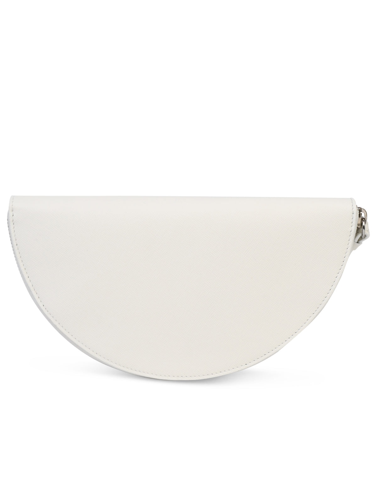 Maison Margiela Woman Maison Margiela White Saffiano Leather Clutch - 3