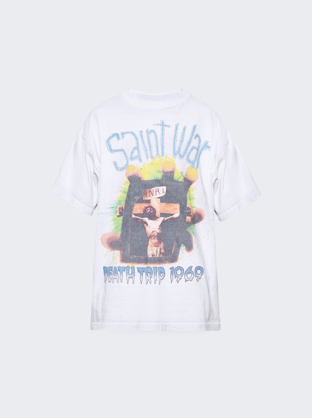 S N T War Graphic Tee White - 1